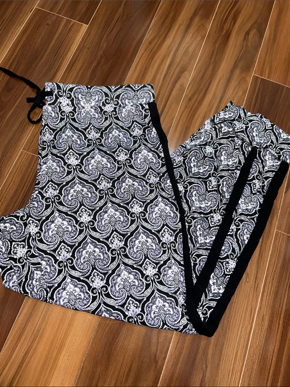 Large INC 100% Rayon stretchy pajama jogger pants